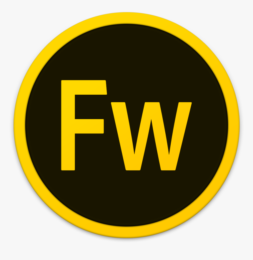 Adobe Fw Icon - Adobe Muse Icon Circle, HD Png Download, Free Download