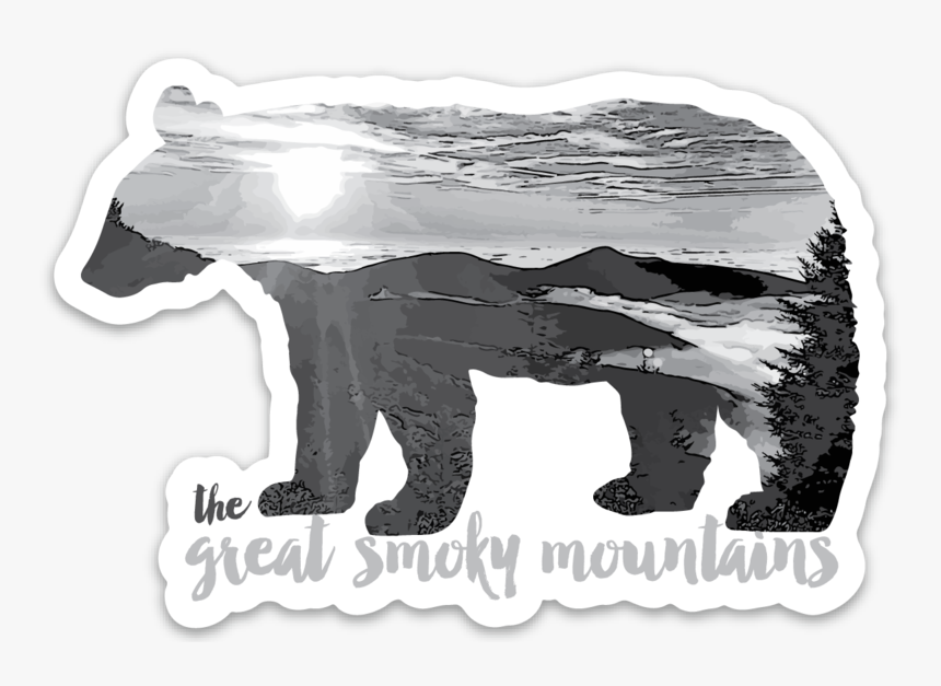 Great Smoky Mountains Clipart - Great Smoky Mountain Stickers, HD Png Download, Free Download