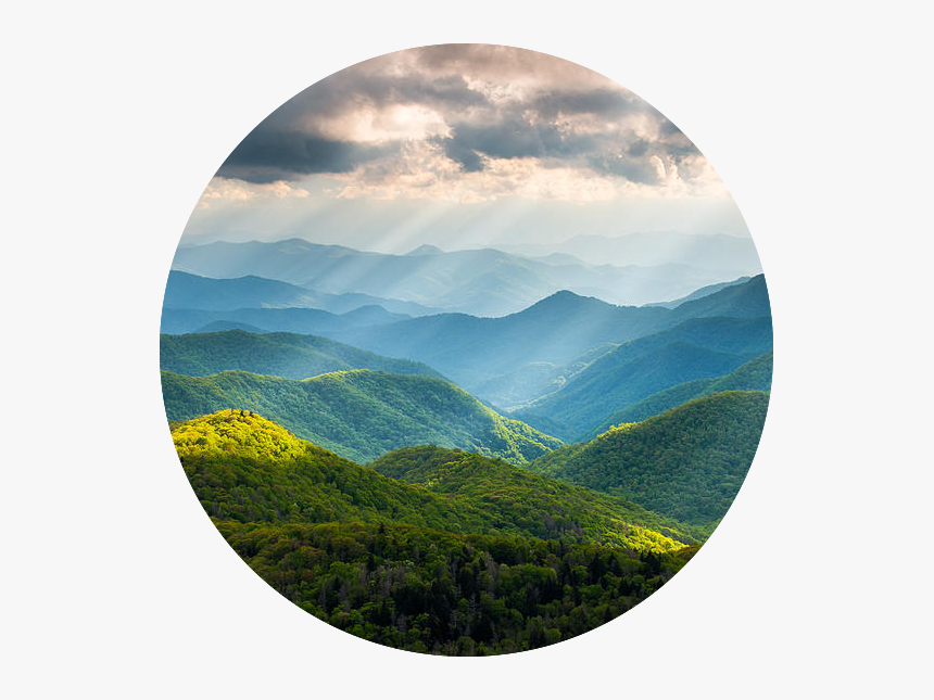 Light On Mountains - Great Smoky Mountains National Park Nc Western North, HD Png Download, Free Download
