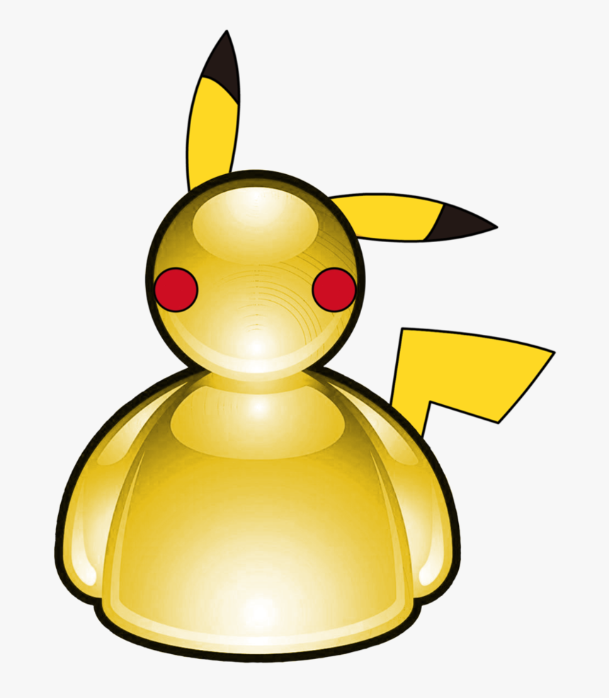 Pikachu Vector Drawing - Messenger Msn Png, Transparent Png, Free Download