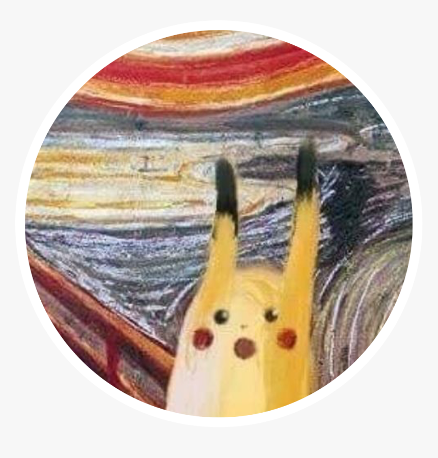 #meme #pikachu #pika #pokemon #icon #aesthetic #paintinf - Adolf Hitler Mona Lisa, HD Png Download, Free Download