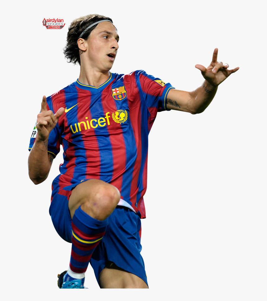 Zlatan Ibrahimovic Render - Zlatan Ibrahimovic Barca Render, HD Png Download, Free Download