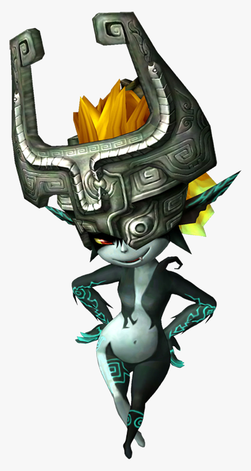 Twilight Princess Imp Midna , Png Download - Midna Twilight Princess Zelda, Transparent Png, Free Download