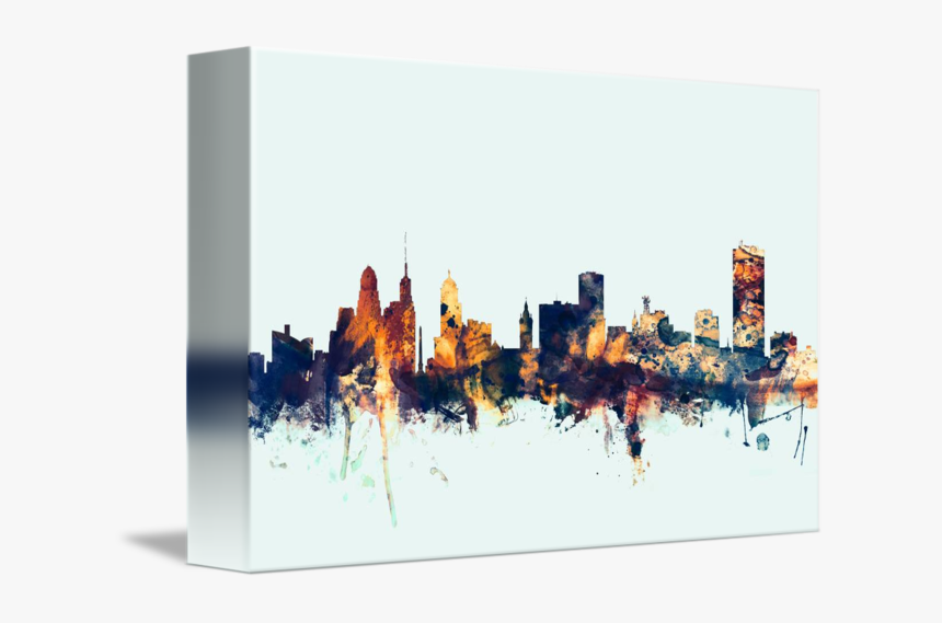 Clip Art Buffalo Ny Skyline - Buffalo Ny Wall Art, HD Png Download, Free Download
