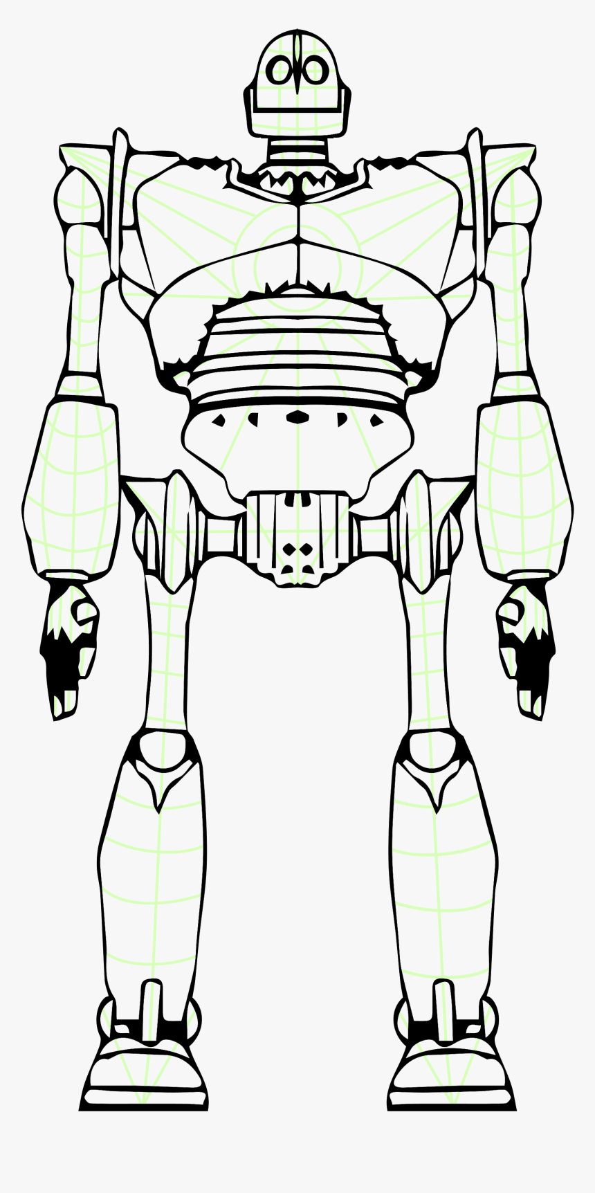Transparent Iron Giant Png - Iron Giant Line Art, Png Download, Free Download