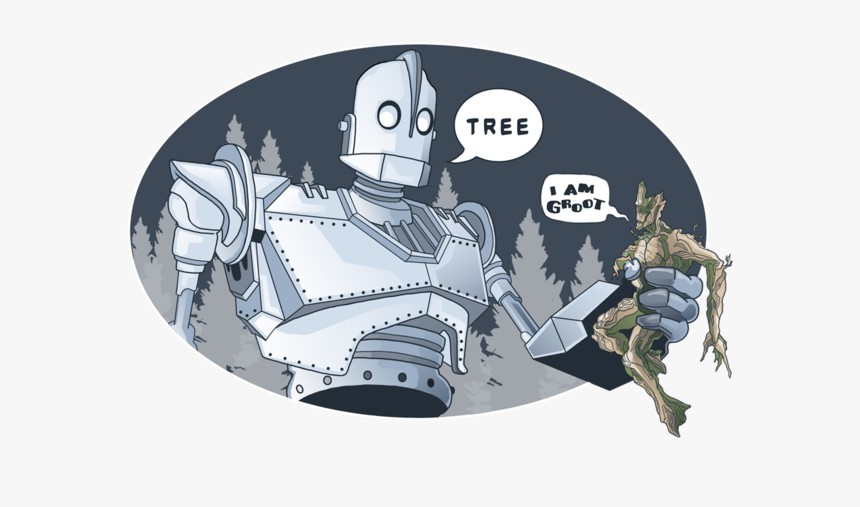 Iron Giant And Groot, HD Png Download, Free Download