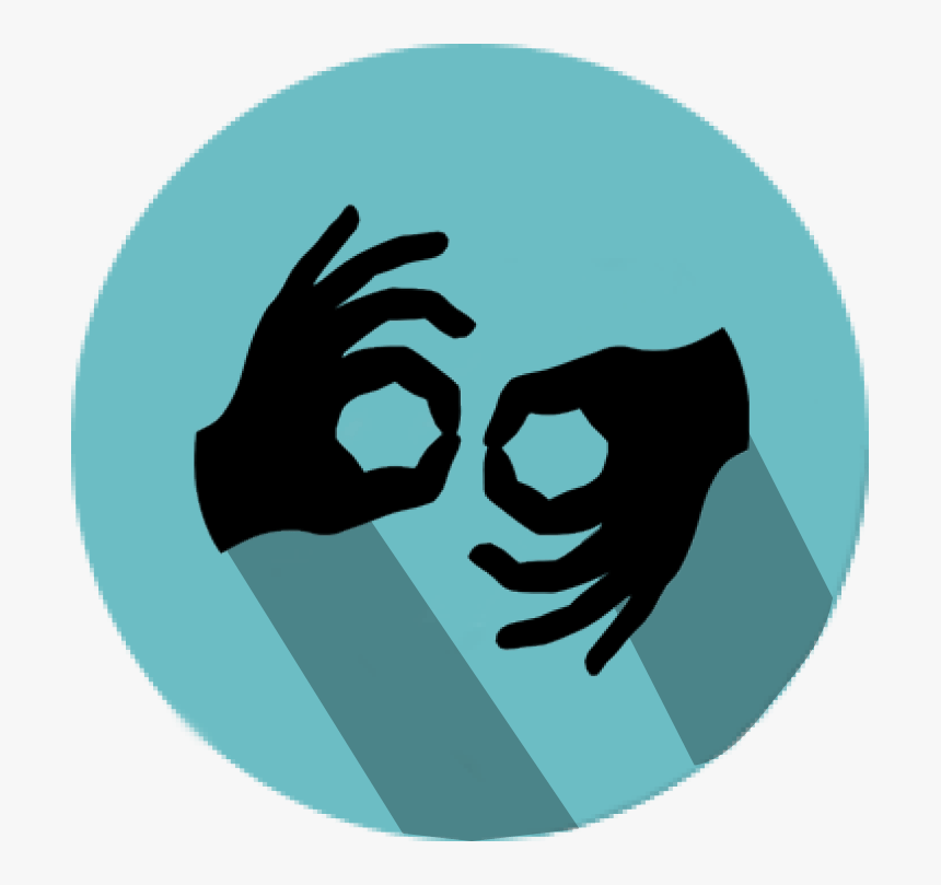 Transparent Language Icon Png - Sign Language Okay Symbol, Png Download, Free Download