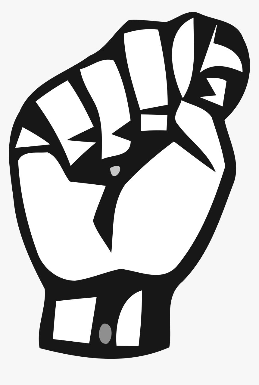 Deaf Alphabet 3 Clipart Icon Png - Miss You In Hand Sign Language, Transparent Png, Free Download