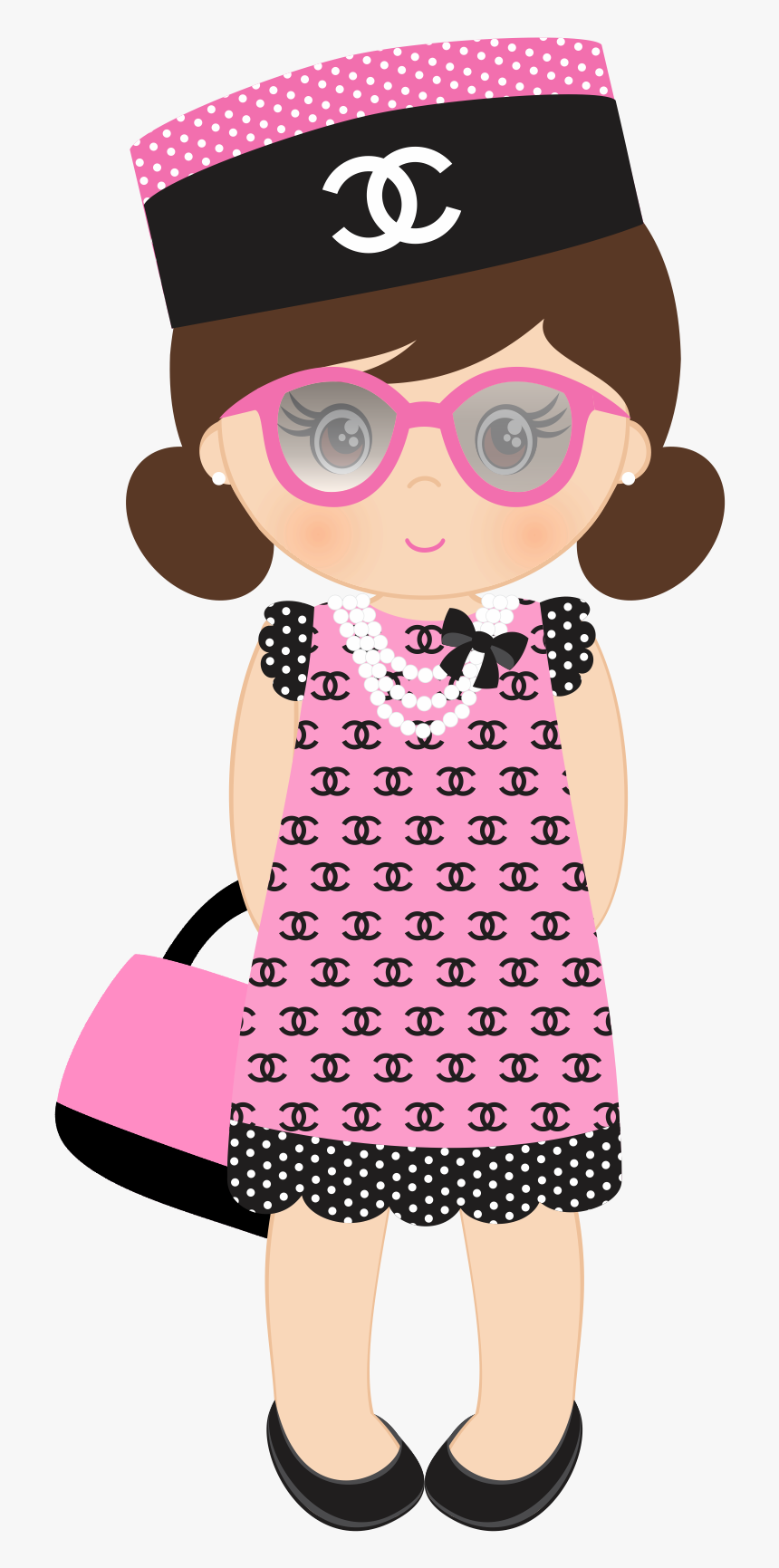 Paper Clipart Dolly - Silhueta Boneca Em Eva, HD Png Download, Free Download