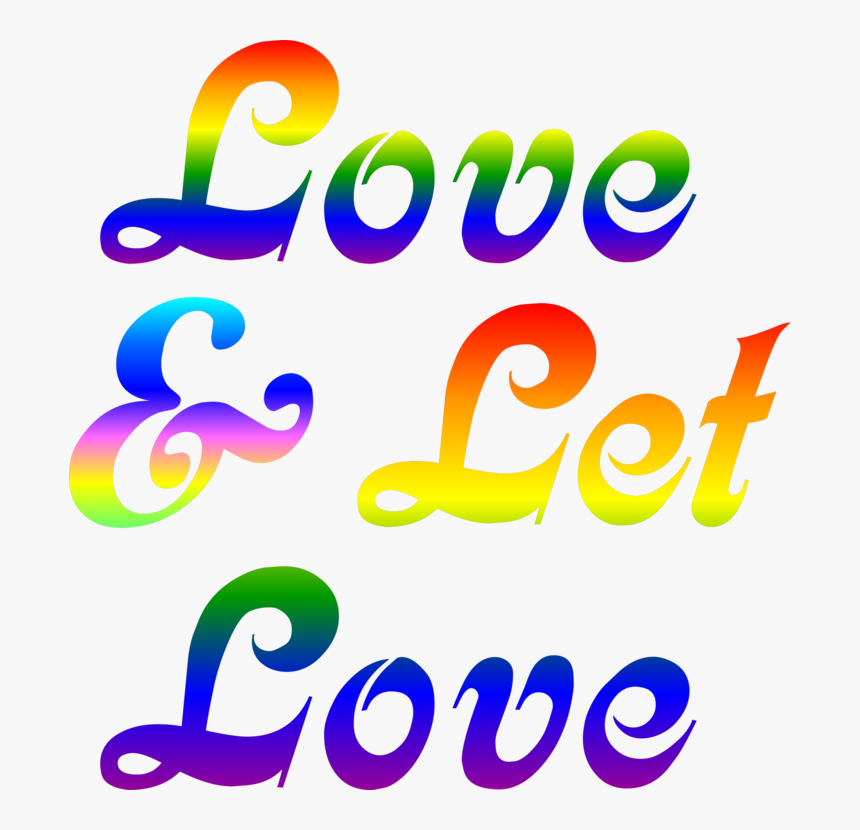 Transparent Love Word Png - Love & Let Love, Png Download, Free Download