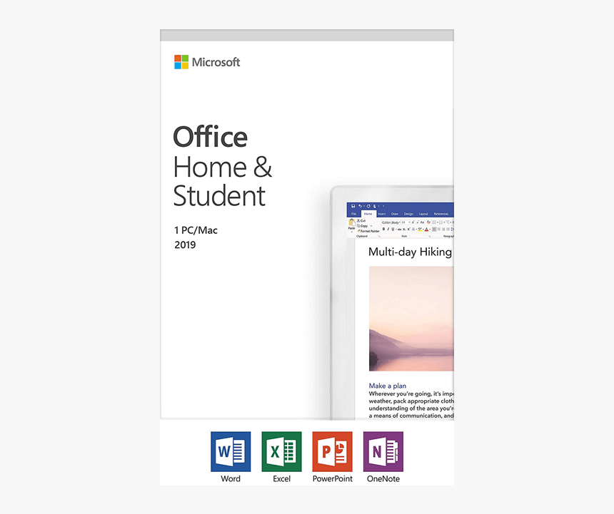 Office Home And Student - Office Home And Student 2019, HD Png Download, Free Download