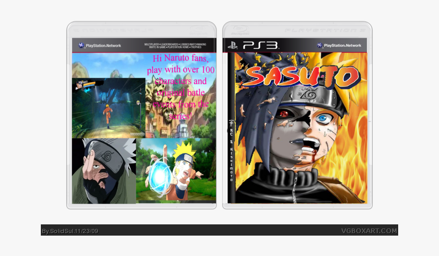 Sasuke Returns Box Art Cover - Sasuke And Naruto, HD Png Download, Free Download