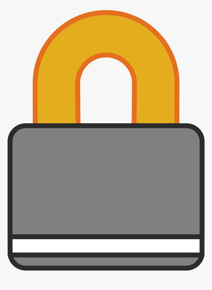 Padlock-color Clip Arts - Clip Art, HD Png Download, Free Download