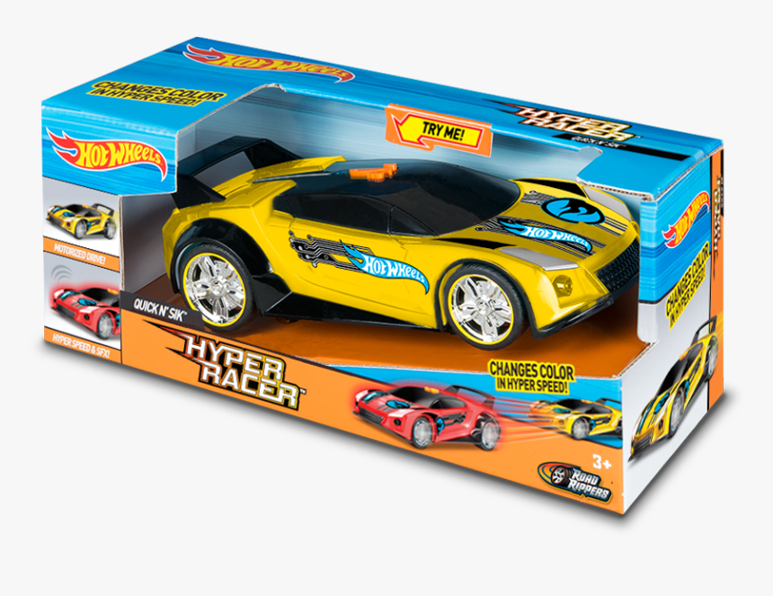 Hot Wheels Hyper Racer - Hot Wheels Hyper Racer Quick N Sik, HD Png Download, Free Download