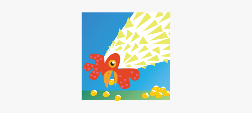 Gallina Comiendo Maiz Animada, HD Png Download, Free Download
