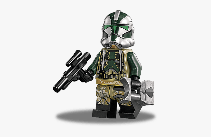 Lego Star Wars Clone Commander Gree, HD Png Download, Free Download