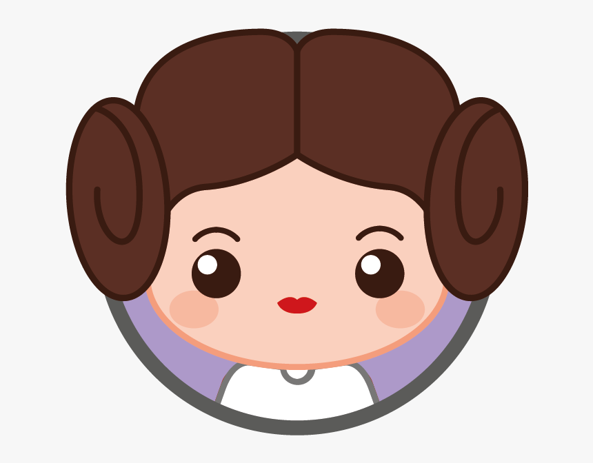 Personajes De Star Wars Kawaii , Png Download - Cartoon, Transparent Png -  kindpng