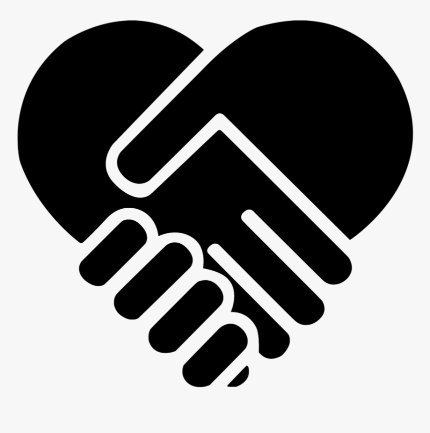 Transparent Refer A Friend Icon Png - Shaking Hands Heart Icon, Png Download, Free Download