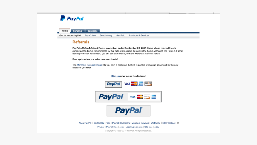 Paypalreferralprogram - Paypal, HD Png Download, Free Download
