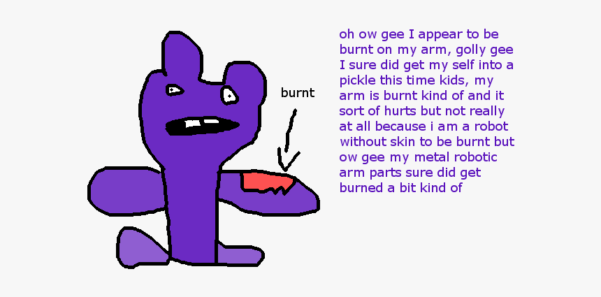 Image Burnt Png Five - Fnaf Burnt Bonnie, Transparent Png, Free Download