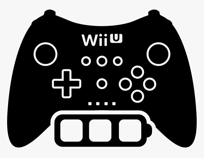 Wii U Full Battery Games Control Symbol - Free Gaming Controller Svg File, HD Png Download, Free Download