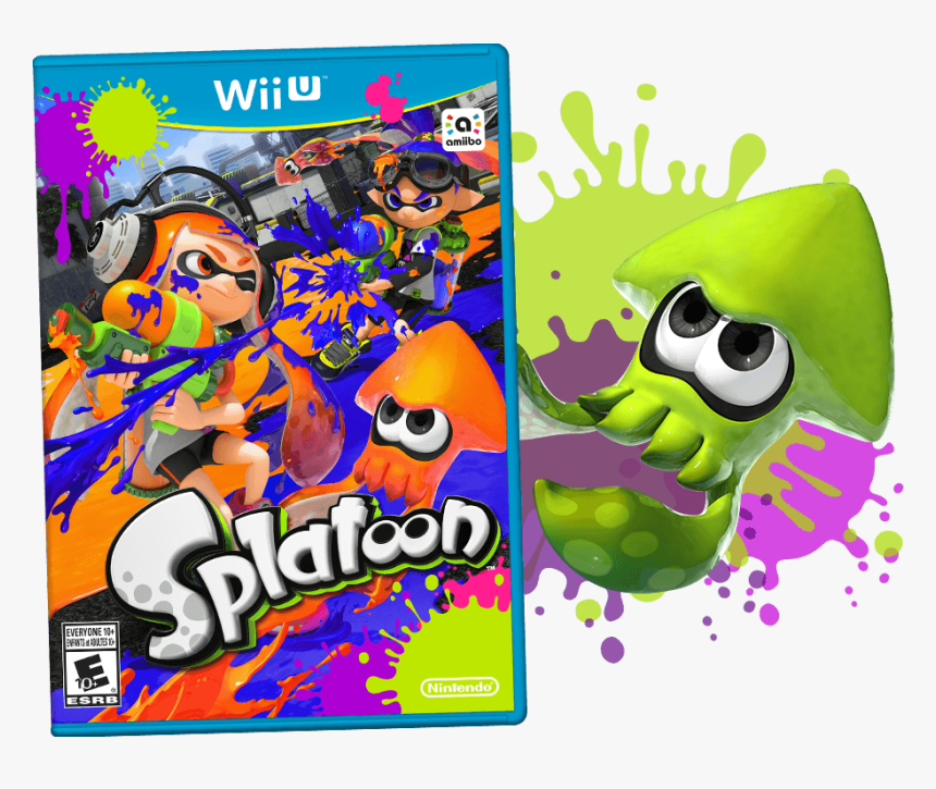 Splatoon Package - Splatoon For Wii U, HD Png Download, Free Download