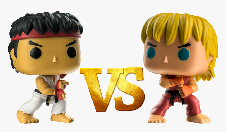 Ryu Vs Ken Special Attack Pop Vinyl Figure Bundle - Funko Pop Street Fighter V 8, HD Png Download, Free Download