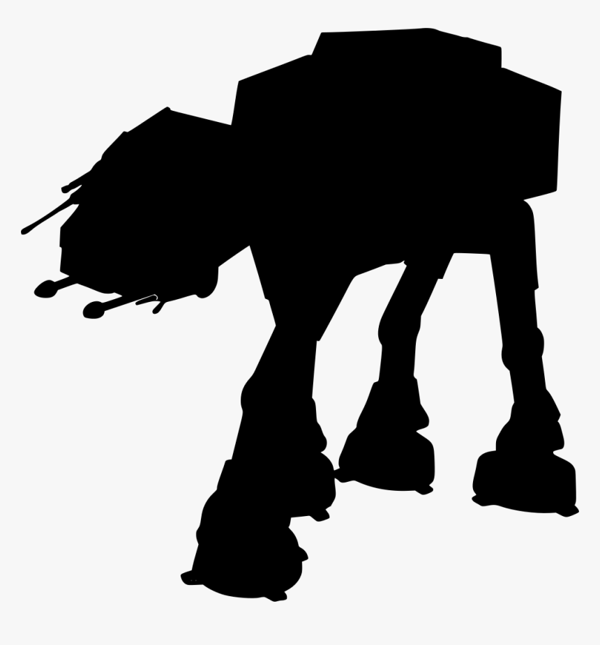 All Terrain Armored Transport Clipart , Png Download - Star Wars Battles Silhouette, Transparent Png, Free Download