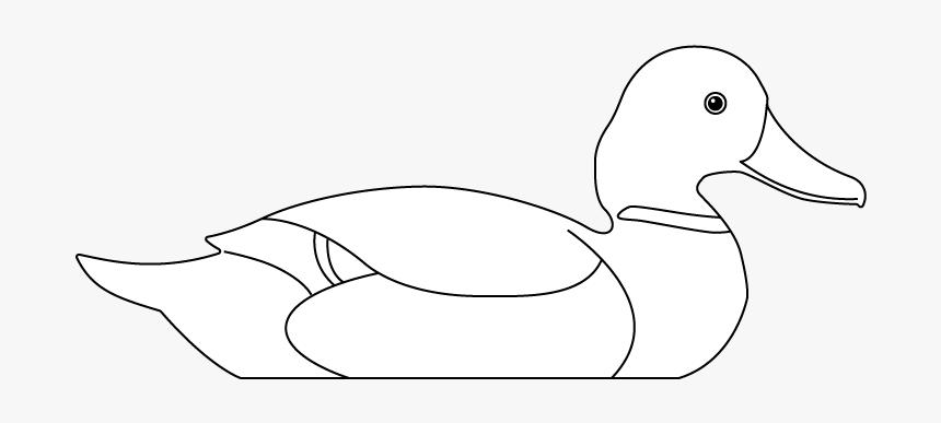 How To Make A Duck Decoy - Draw A Duck Decoy Step, HD Png Download, Free Download
