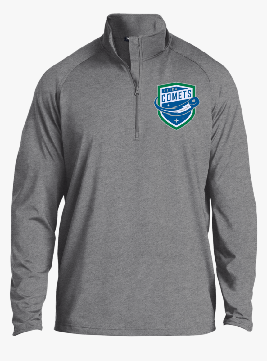 Utica Comets Adult Half Zip Raglan Performance Pullover - Laval Rocket T Shirt, HD Png Download, Free Download