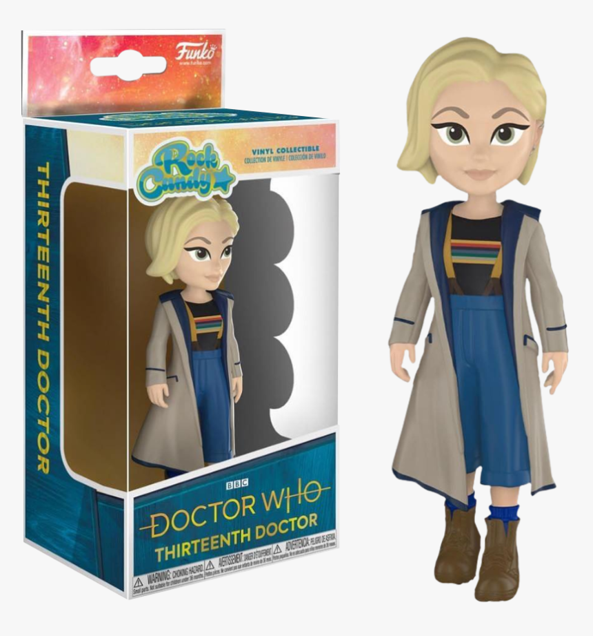 Thirteenth Doctor Rock Candy Figure Funko - Funko Doctor Who 13th, HD Png Download, Free Download