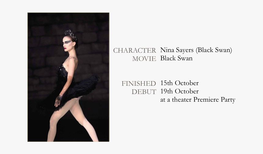 Black Swan Ballet Makeup, HD Png Download, Free Download