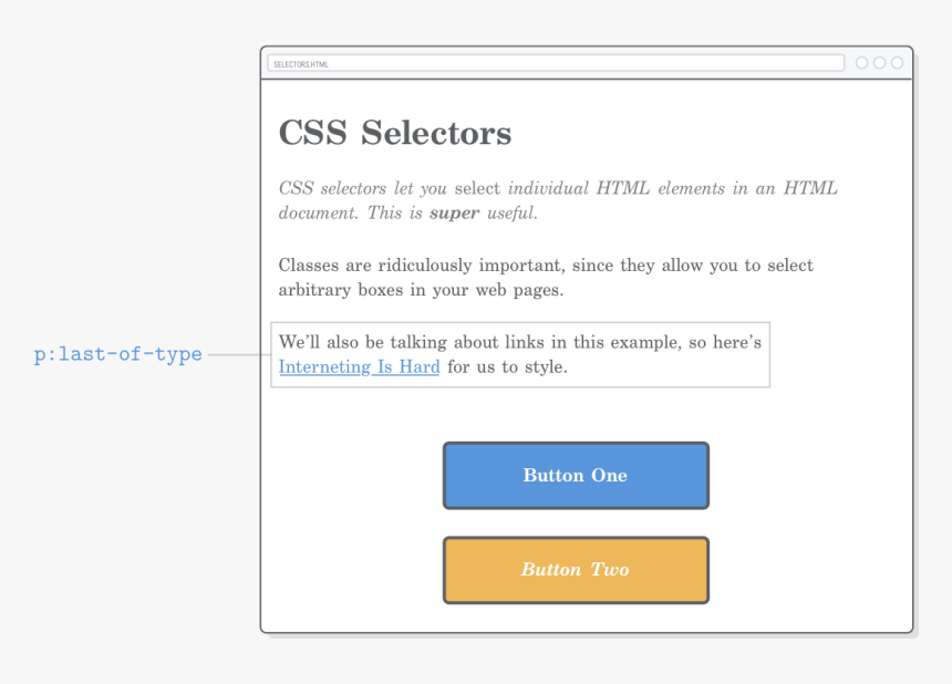 Web Page Showing Bottom Margin Of The Last Paragraph - Select Class In Css, HD Png Download, Free Download