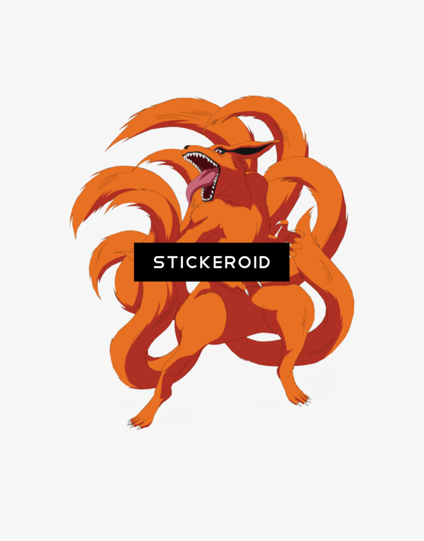 Kurama Pic Characters Fictional Naruto - Nine Tailed Fox Transparent, HD Png Download, Free Download