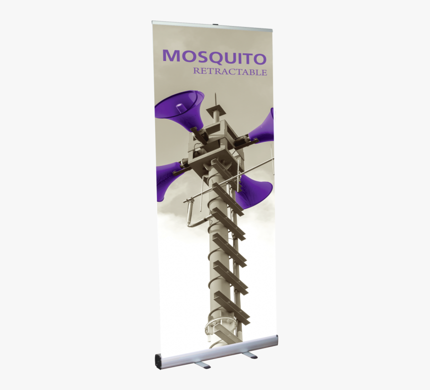 5in Mosquito 850 Silver Retractable Banner Stand With - Blade Lite 850 Retractable Banner Stand, HD Png Download, Free Download