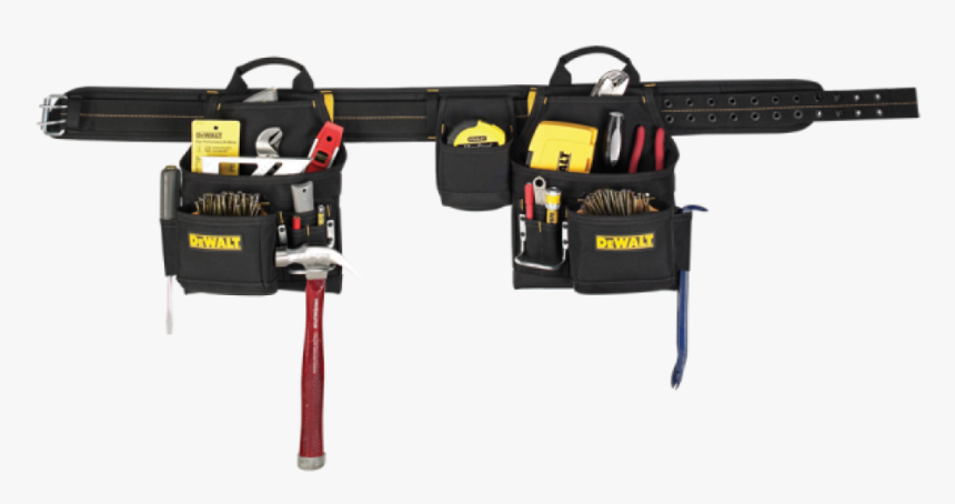Dewalt Dg5640 16 Pocket Deluxe Carpenter"s Combo Apron - Dewalt Combo Apron, HD Png Download, Free Download