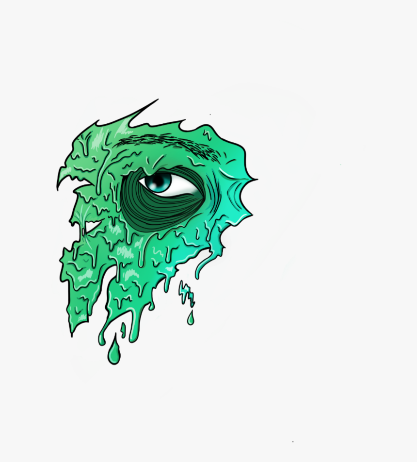 #sticker #grimeart #zombie #eye - Illustration, HD Png Download, Free Download