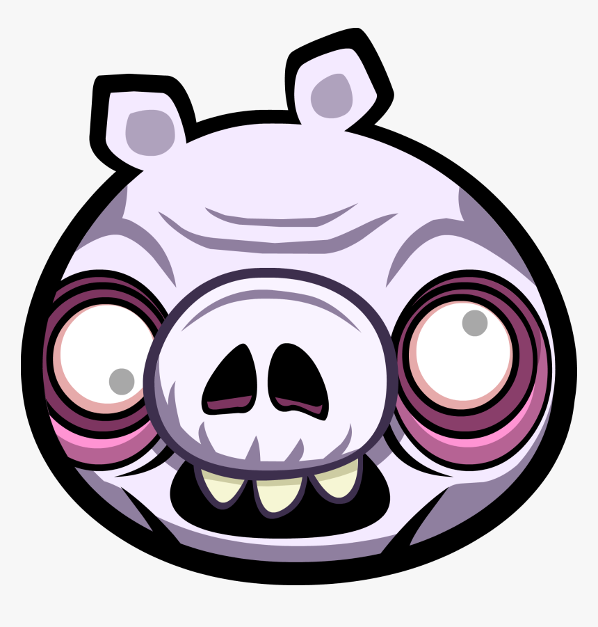 Image Zombie Pig Png Angry Birds Wiki Fandom Powered - Angry Birds Halloween Pig, Transparent Png, Free Download