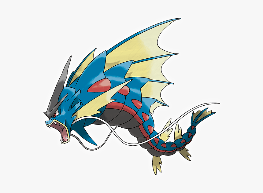 Pokemon Gyarados Mega Evolution, HD Png Download, Free Download