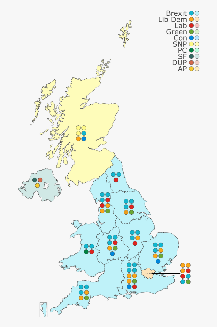 2019 Uk Eu Election, HD Png Download, Free Download