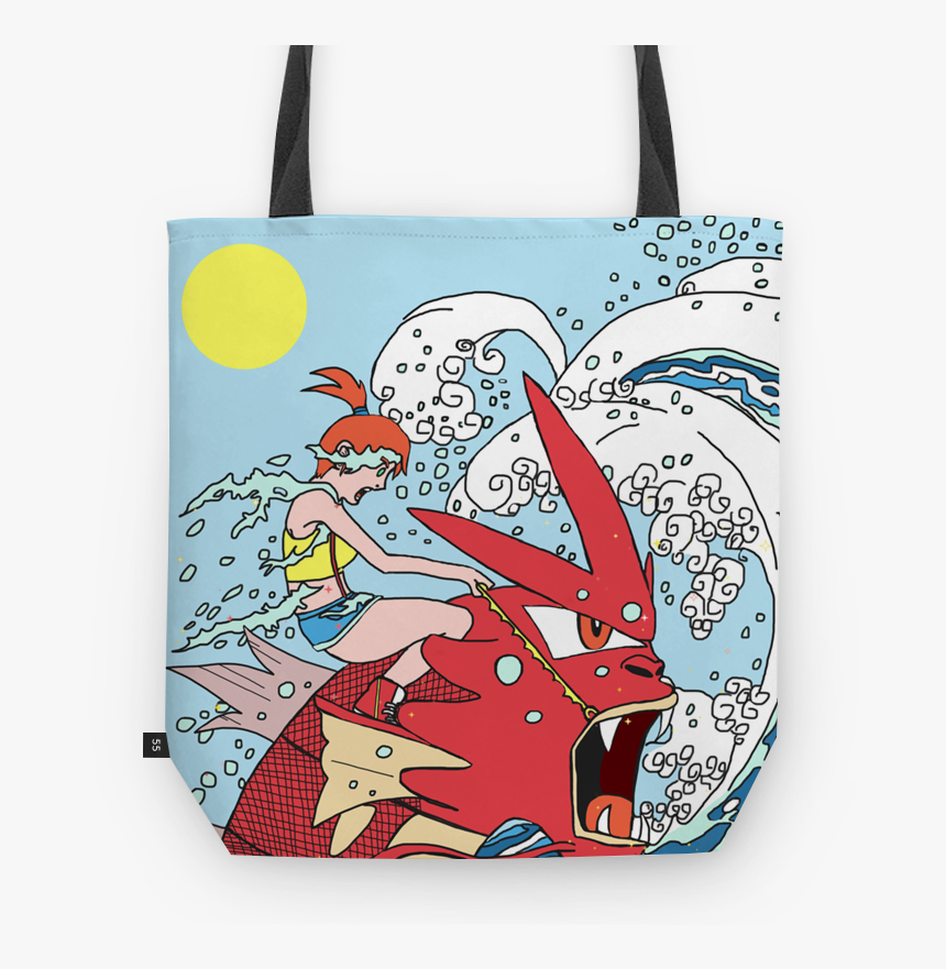 Bolsa Misty & Red Gyarados De Brunofmna - Pokemon Misty Red Gyarados, HD Png Download, Free Download