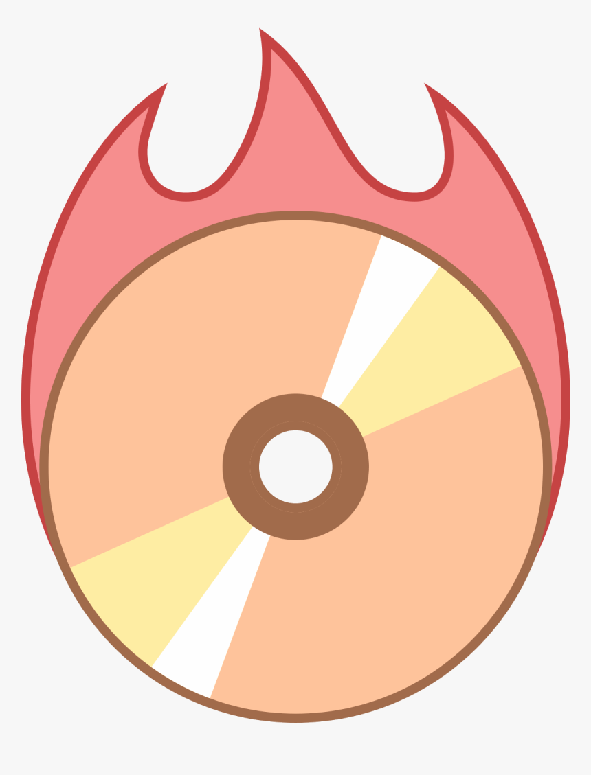 Burn Cd Icon - Circle, HD Png Download, Free Download