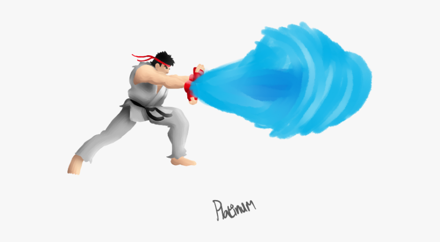 Vector Clipart Psd Peoplepng - Street Fighter Hadouken Png, Transparent Png, Free Download