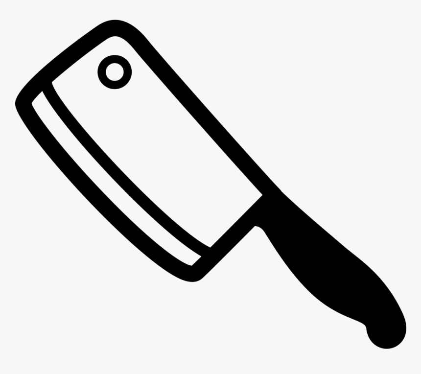 Meat Cleaver Comments - Butcher Knife Clipart, HD Png Download, Free Download