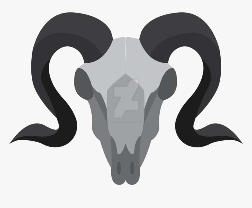 Goat Logo Png - Goat Skull Logo, Transparent Png, Free Download