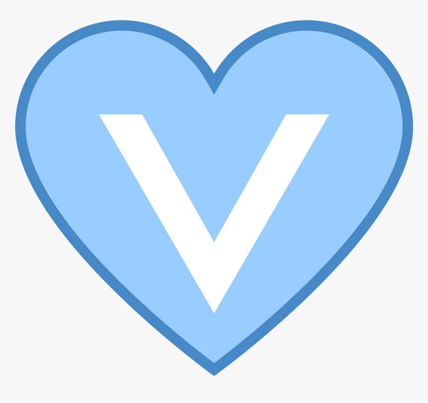 Vegan Symbol Png - Heart, Transparent Png, Free Download