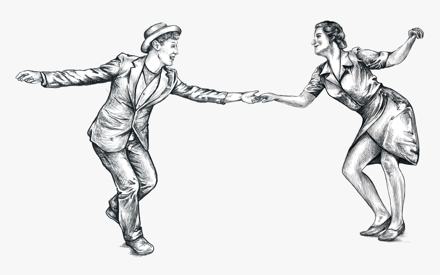 Lindy Hop Koppeldans Crazy Legs Gent - Illustration, HD Png Download, Free Download