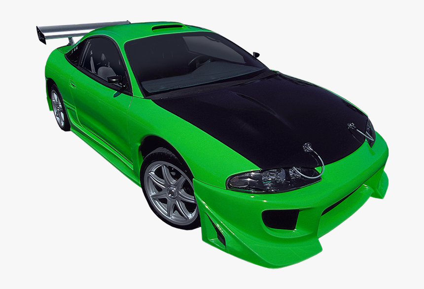 Default Mitsubishi Eclipse - Fast And Furious Green Car Png, Transparent Png, Free Download