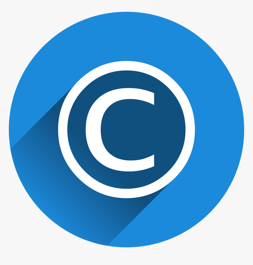 Copyright Symbol, Blue And White - Hard Drive Graphic, HD Png Download, Free Download
