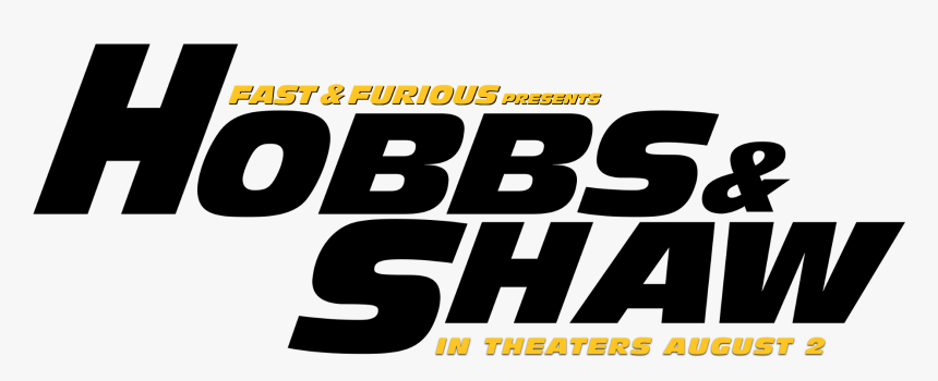 Hobbs And Shaw Title, HD Png Download, Free Download